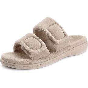 RockDove Women's Dual-Strap Adjustable Slipper with Arch Support