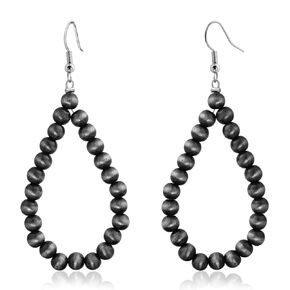 Navajo Pearls Earrings Boho Earrings for Women Vintage Earrings Hypoallergenic Bohemian Earrings Dangle Earrings Western Jewelry for Women