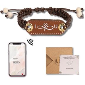 Daily Love Bracelet Scan NFC, Scripture Bracelets Scan Phone For Prayer, Wearable Love Faith Wristbands, Devotional God Band For Men, Women, Inspirational Christian Easter Gifts For Adult