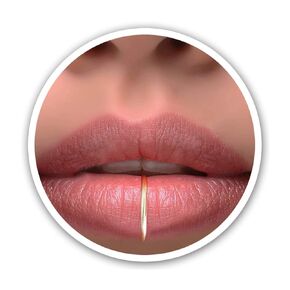 Fake Gold Lip Ring - Clip On 14k Gold Lip Piercing - Handmade 20 Gauge 14k Gold Filled Lip Ring - 9 mm Inner Hoop Diameter - Comes In A Gift Package-
