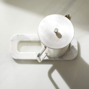 Handmade Italian Marble Trivet - Unique Hand-Carved White Marble Design,Unique Design,Kitchen,Dining Room,Marble Trivet