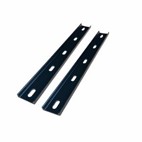 SUPPORT BRACING BRACKETS - C Channel Support Bracing, Metal Bracket, C Channel Bracket, Metal Bracing, Hidden Bracket (Two Pack 22"L Support Bracing)