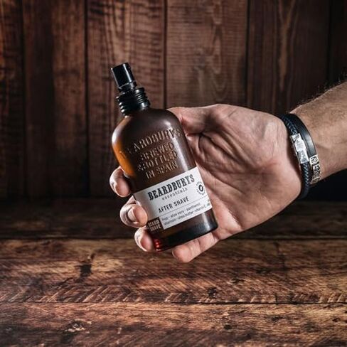 اللحية الأساسية | بعد حلاقة للرجال ، يهدئ ، ينعش وتراتيب - فيتامين E ، زبدة الشيا والألو ، 100 ٪ نباتي - 4.06 فلوريدا أوقية in Kuwait