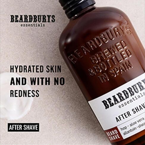 اللحية الأساسية | بعد حلاقة للرجال ، يهدئ ، ينعش وتراتيب - فيتامين E ، زبدة الشيا والألو ، 100 ٪ نباتي - 4.06 فلوريدا أوقية in Kuwait