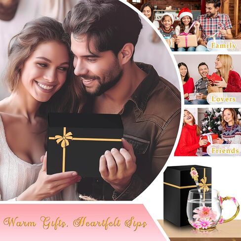 Women Glass Tea Coffee Pretty Cup Set Cute Mug You Are My Sunshine Sunflower Chaos Coordinator Friendship Thank you Appreciation Gratitude Secretary Doctor Artist Assistant Handmade Aesthetic Gifts in Saudi Arabia