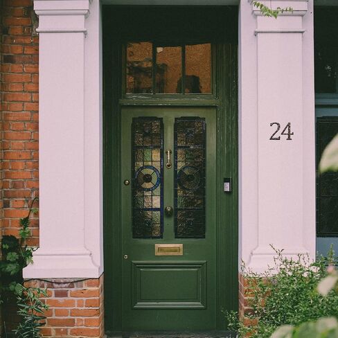 BetLight Cast Iron House Numbers-5 Inch Rustic Address Number- Solid & Heavy Duty/Easy Install with Matching Screws-Number 4 in Saudi Arabia