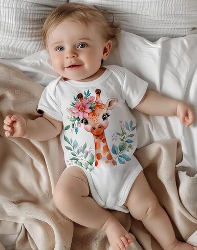 Toddler Baby Boys Girls Bodysuits Short Sleeve Romper One Piece Button Design Clothing 0-9 Months in Saudi Arabia