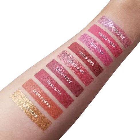Aromi Gold Digger Metallic Liquid Lipstick, Bronze Yellow Lip Color with Shimmery Finish, Long-lasting Makeup, Handmade (Gold Digger) in Kuwait