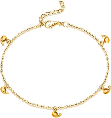 Celestial Charm Necklace, Charms Bracelet 14K Gold Moon Star Sun Charm Pendants, Dainty Chain Trendy Charms Dangle Adjustable Chain Necklaces in Kuwait