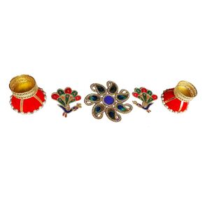 Acrylic Diwali Rangoli/Home Decor/Diwali/Gift for Home/Interior Handcrafted/Floor Stickers/Wall Stickers/Wall Decoration/Floor Decoration/New Year Gift Red Diya LL2