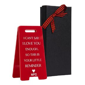 NFC Love Reminder Sign, Valentine Gifts for Men, I Love You, Gifts for Couples, Decor for Lovers Couple Boyfriend Girlfriend Wife Husband