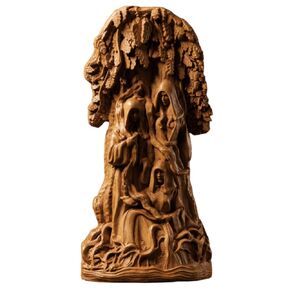 Norns Statue,Norns art deco,Norse pagan gods, Wood carved statue Goddess statue,Folklore, Nordic, Mythology, Magick Decor, Seidr, Völva, Asatru, Viking (Wood)