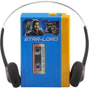 Guardians of The Galaxy Marvel Movie Toy Starlords Walkman Kids Voice Recorder and Kids mp3 Player All in One – Starlord Cassette Player with Starlords Headphones