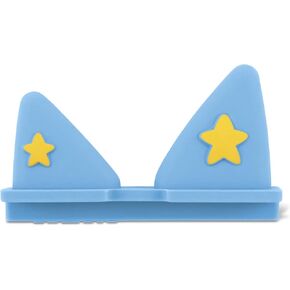 Replacement Ears for Toniebox, 1 Pack, Accessories for Tonie Box Volume Button, Outer Ears Only, with Yellow Stars Pattern, Blue