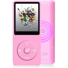 Mp3 Mp4 Player for Kids, MP3 Player with 1.8in HD Screen, FM Radio, Earphone, Portable HiFi Audio Player with Voice Recorder Video Photo Viewer E Book Games in Kuwait