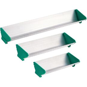 Zonon 3 Pcs 8'' 10'' 16'' Dual Edge Aluminum Emulsion Scoop Coater for Silk Screen Printing Coating Tool, 3 Sizes