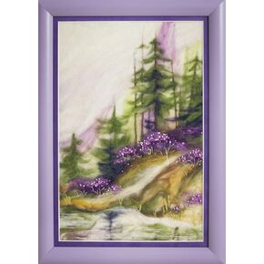 Wizardi Charivna Mit Felting kit Morning in Forest V-216Р