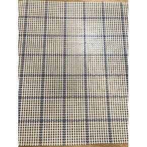 Zweigart 5 Mesh Rug Canvas with Blue Line 40x36"