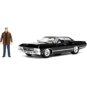Supernatural 1:24 1967 Chevy Impala Die-cast Car w/Dean Winchester Die-cast Figure, Toys for Kids and Adults