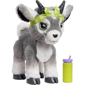 Just Play furReal Daisy The Yoga Goat Interactive Toy, 11-inch Realistic Plush, Kids Toys for Ages 4 Up