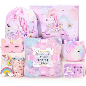 Tiblue Unicorn Gifts for Girls, Girls Toys Age 4-6 6-8, Easter Gift for Kids Tween Girl Gift Trendy Stuff Birthday Gifts for 3 4 5 6 7 8 9 10 Year Old Toddler Teen Unicorn Toys for Girl Daughter Niece