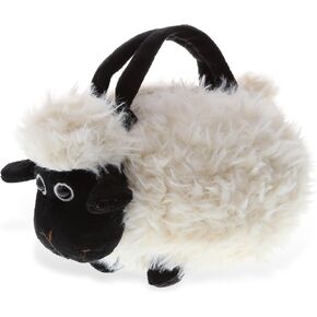 DolliBu Black Nose Sheep Plush Handbag - Super Soft Plush Stuffed Animal Purse for Children's Accessories, Kids Hand Bag Toy Purse for Girls & Boys