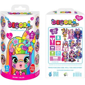 Decora Girlz 5 "Dollible Dolls ، 8 مفاجآت لـ Unbox ، والأزياء والملصقات الممتعة ، 9 لجمع in Kuwait