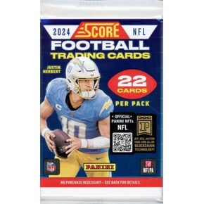 2024 Score Football EXCLUSIVE Factory Sealed Blaster Pack with 22 Brand New Cards Including (5) ROOKIES! Look for Rookies & Autos of Jayden Daniels, Box Nix, Malik Nabers, Marvin Harrison Jr & More