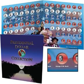Presidential Dollar Folder: Complete Philadelphia and Denver Mint Collection