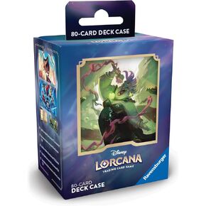 Ravensburger Disney Lorcana TCG: Archazia's Island Deck Box Featuring Ursula - Deceiver of All | Securely Store 80 Sleeved Cards | Durable & Portable Organizer for TCG | Ages 8+