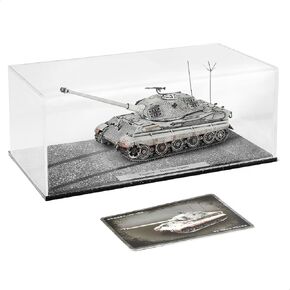 1/72 Scale Military Tank Model Finished Alloy Metal Die cast with Plastic Tank Model World War Ⅱ Army Vehicl Tank Mini 1945 Tiger Model Gift Collection Ideal for Military Fans (Berlin 1945)