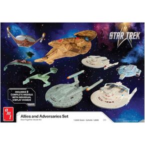 AMT Star Trek Adversaries & Allies Ship Set - 1:2500 Scale, Skill Level 2,