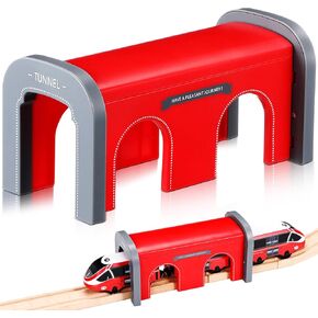 Train Tunnel Train Track Accessories Tunnel Model Toy for Most Railroad Sets