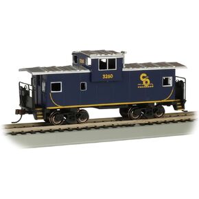 Bachmann - Chesapeake & Ohio #3260 - Ho Scale 36 'Vision Caboose ، الأزرق الداكن النموذجي