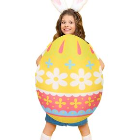 Easter Egg Costume Colorful Easter Egg Cosplay Clothing Costume Unisex Funny Easter Egg Outfit for Easter Day