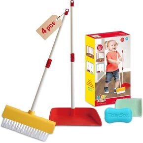Kids Pretend Play Cleaning Set – Toddler Imaginative Toy Housekeeping Fun – Perfect for Ages 2-10 – Interactive Playset for Young Helpers