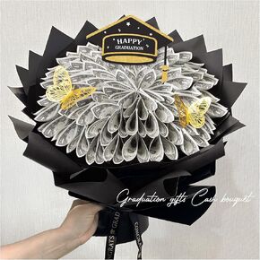 Graduation Gifts - Money Bouquet for Her - Class of 2025 Money Gift Ideas for Women Girl Boy Him Daughter Son - DIY Bouquets Filled with Folded Bills Gift for College Middle High School
