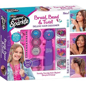Cra-Z-Art Shimmer ‘n Sparkle Braid Bead and Twist Deluxe Hair Designer