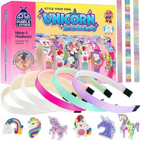 مجموعة أجراس Ladple Ladybug Unicorn Make Make - Unicorn Crafts for Girls تتراوح أعمارهم بين 4-9 ، هدايا عيد ميلاد ، هدايا عيد الحب للأطفال ، سلة عيد الفصح للفتيات