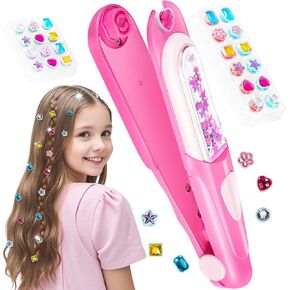 طقم Hair Gem Stamper ، مجوهرات الشعر بلينغ لألعاب الفتيات ، أداة تصفيف الشعر مع الماس اللامع القابل لإعادة الاستخدام ، ألعاب هدايا أعياد الميلاد للفتيات in Kuwait