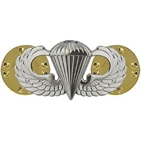 Army Dress Badge: Parachutist - miniature, mirror finish