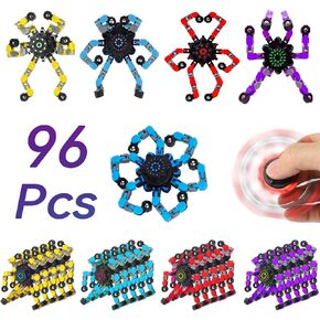 12pcs Easter Basket Stuffers Deformable Fidget Spinner Children's Advanced Fidget Toys for Stress Relief Ideal Fidget Spinners for Sensory Toys for Boys and Girls with Autism，Children's fillers