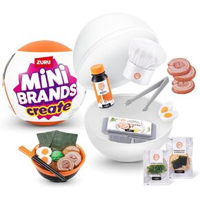 Mini Brands Create MasterChef Series 1 Capsule by ZURU- Real Miniature MasterChef Creations Collectible Toy, Capsules of Mystery MasterChef Food Items and Accessories, for Kids, Teens, and Adults