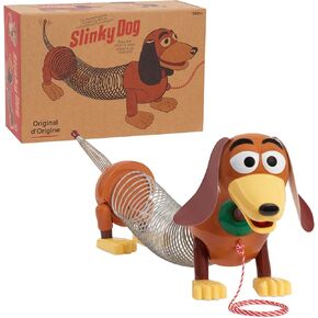 Retro Slinky Dog, The Original Walking Spring Toy, Vintage Spring Toys, Stretches to 14 Inches Long, Kids Toys for Ages 18 Month by Just Play