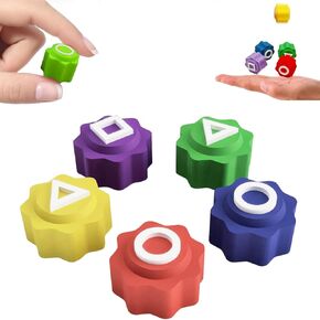 Gonggi Traditional Korean Tossing Game, 5 Set Squid Tossing Stone Catching Toy, Hand Eye Coordination Training Toy