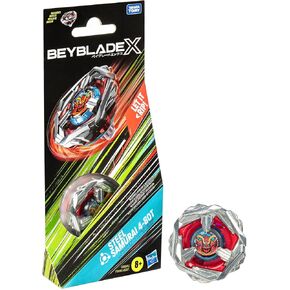 Beyblade X Steel Samurai 4-80T Booster Pack Set with Balance Type Right-Spinning Top; Battling Top Toys for 8 Year Old Boys and Girls