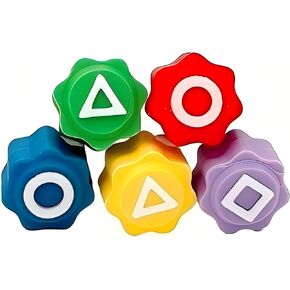 FOTN Gonggi Korean Game Stone Catching Toy - 5pc Squid Gong Gi Set - Boxed