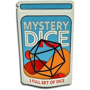 1985 Games Mystery Dice, Set of 7 Polyhedral Dice, Wide Range of Patterns, Gaming Dice, Suitable for Role Playing, Table Games (Mystery Pack of 1)