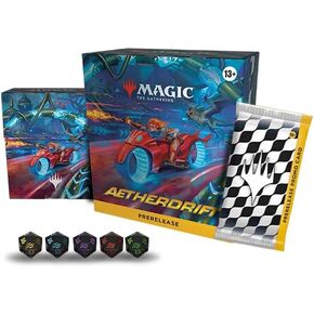 MAGIC THE GATHERING: Aetherdrift: PRERELEASE KIT - 6 Play Packs, Dice, Promos