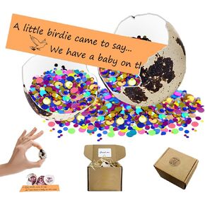 Surprise Quail Egg Pregnancy Announcements, Funny Baby Announcements Ideas Gifts, Quail Eggs Perfect for Grandparents Future Dad,or Friends